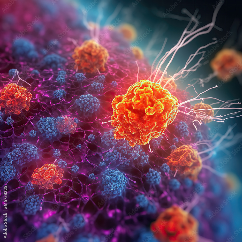 Cancer Cells Molecule Growth Divide Epidemic On Host Microbiology Cancer Cells Molecule Growth Divide Epidemic On Host Microbiology