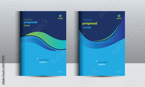 Creative Business Proposal Cover Design Template Adept for multipurpose Projects