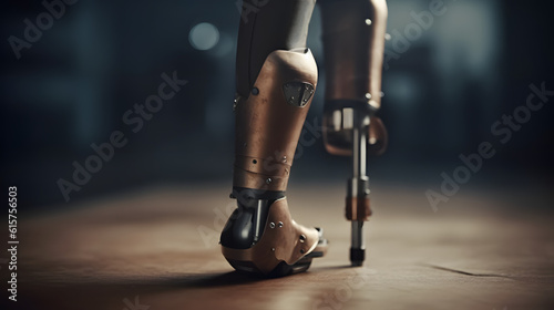 The Future of Mobility with Advanced Leg Prostheses. Generative AI