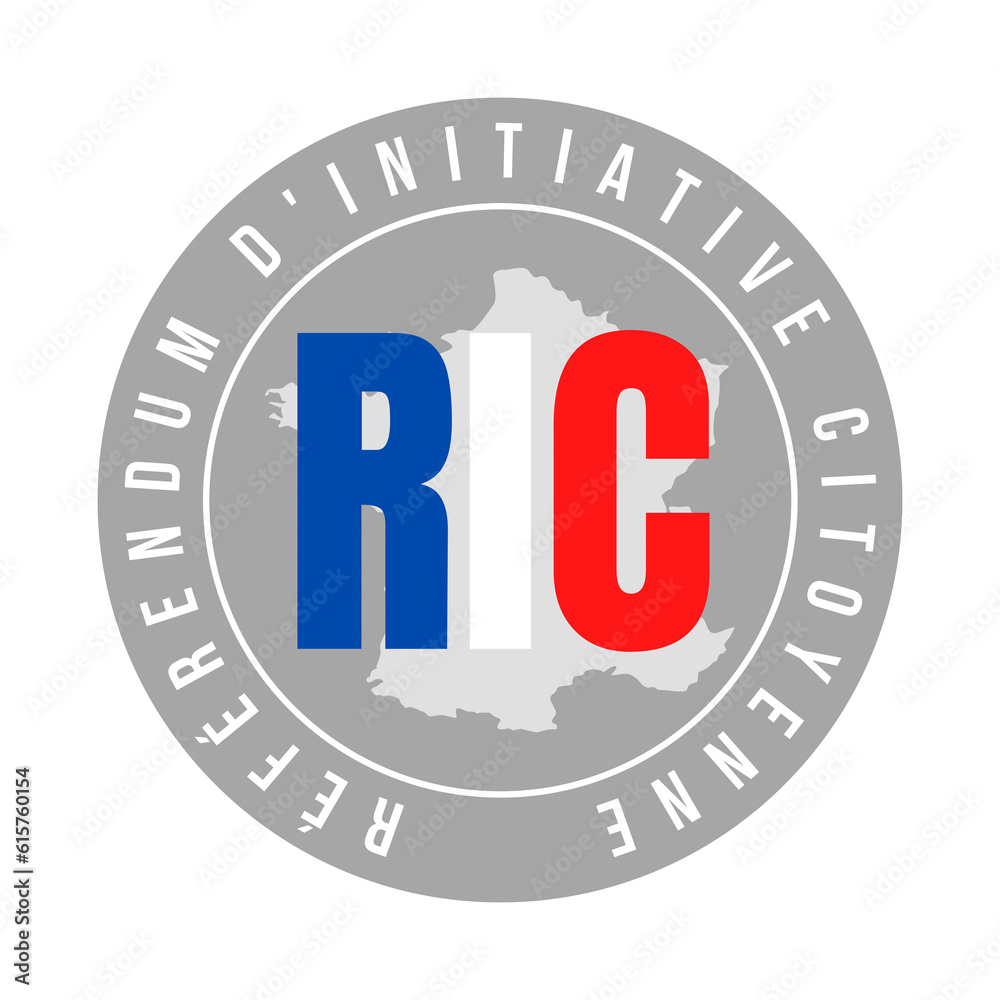 Symbole RIC référendum d'initiative citoyenne en France