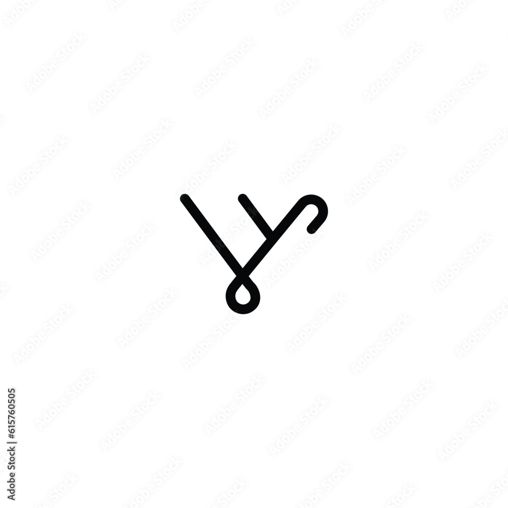Initial Letter YV Pin Logo Design Vector Template Initial Letter YV Pin Logo Design Vector Template