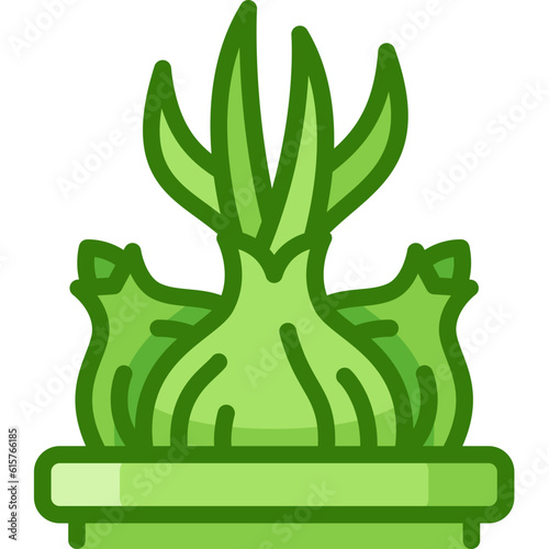 flower bulbs two tone icon