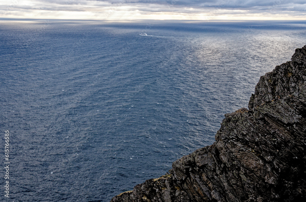 Barents Sea coast at North Cape