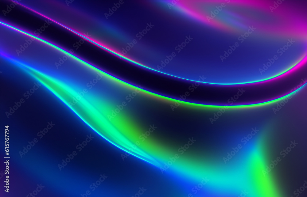 Abstract fluid iridescent holographic neon curved wave Abstract fluid iridescent holographic neon curved wave