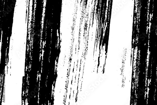 Grunge background is black and white. Vector texture of dirt, dust, chips, cracks. Chaotic vintage city wall template. Noise, debris on the surface