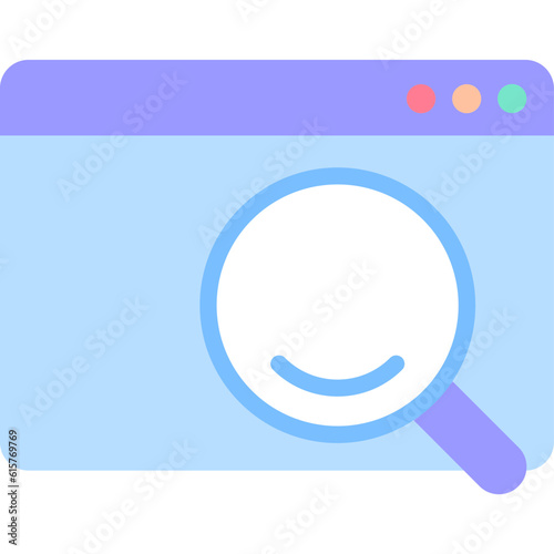 searching palette flat icon