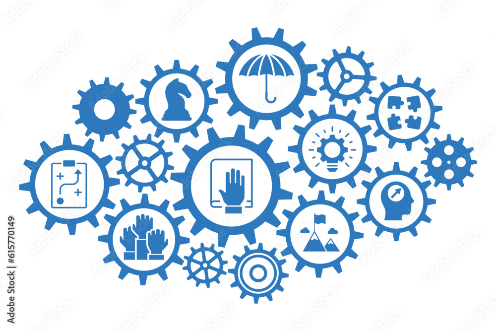 Core values concept with gears. Gears inphographics. Cog wheel connection. Core values concept with gears. Gears inphographics. Cog wheel connection.