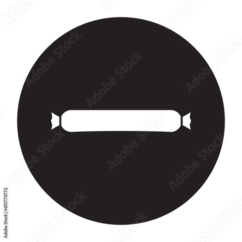 sausage icon vector template illustration logo design