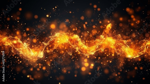 fire sparks wallpaper, generative ai