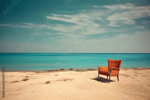 Empty sea and beach background photography © yuniazizah