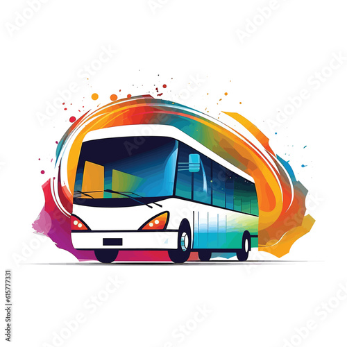 illustration of a bus