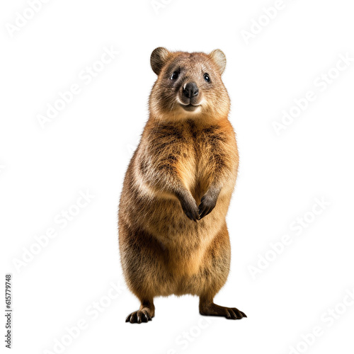 quokka standing , isolated on transparent background cutout 
