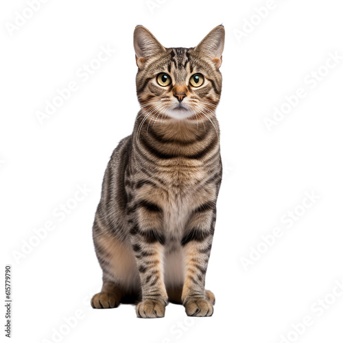 cat  isolated on transparent background cutout