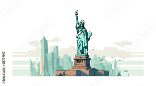 The Statue of Liberty vector photo