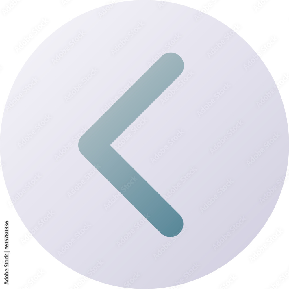 Left direction arrow pixel perfect flat gradient two-color ui icon. Mobile app interactive element. Simple filled pictogram. GUI, UX design for mobile application. Vector isolated RGB illustration Left direction arrow pixel perfect flat gradient two-color ui icon. Mobile app interactive element. Simple filled pictogram. GUI, UX design for mobile application. Vector isolated RGB illustration