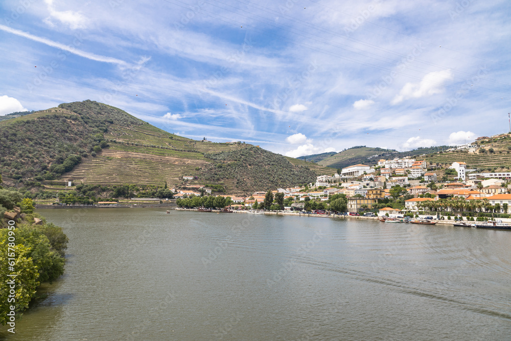 Vista do Vale do Douro em  Pinhão Portugal