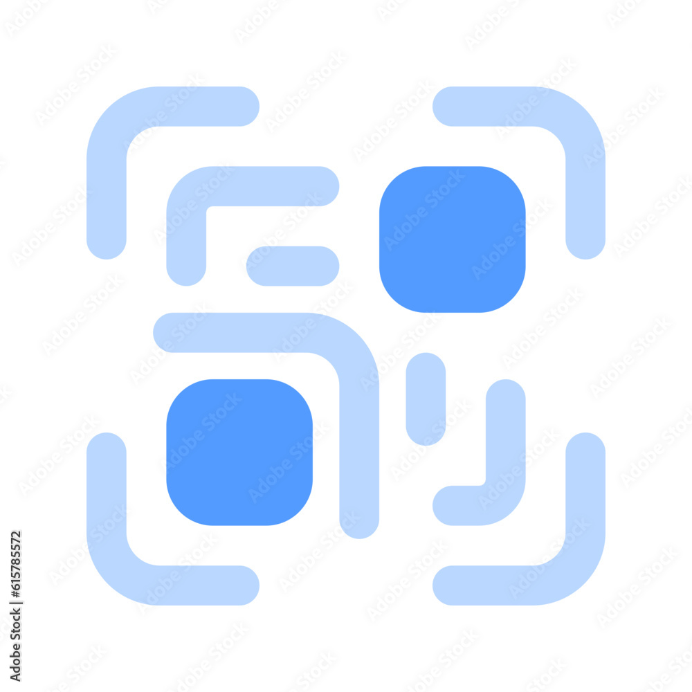 qr code duotone icon qr code duotone icon