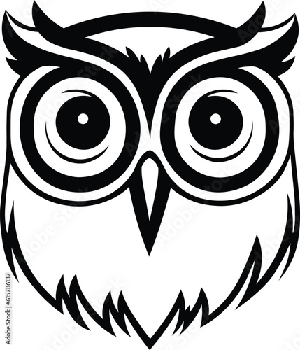 Owl Logo. Fully Editable Vector File.