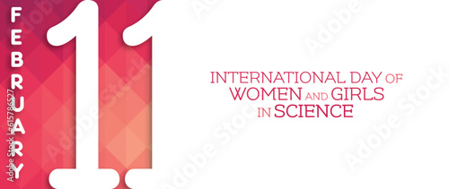  International Day of Women and Girls in Science text frame, 11 February