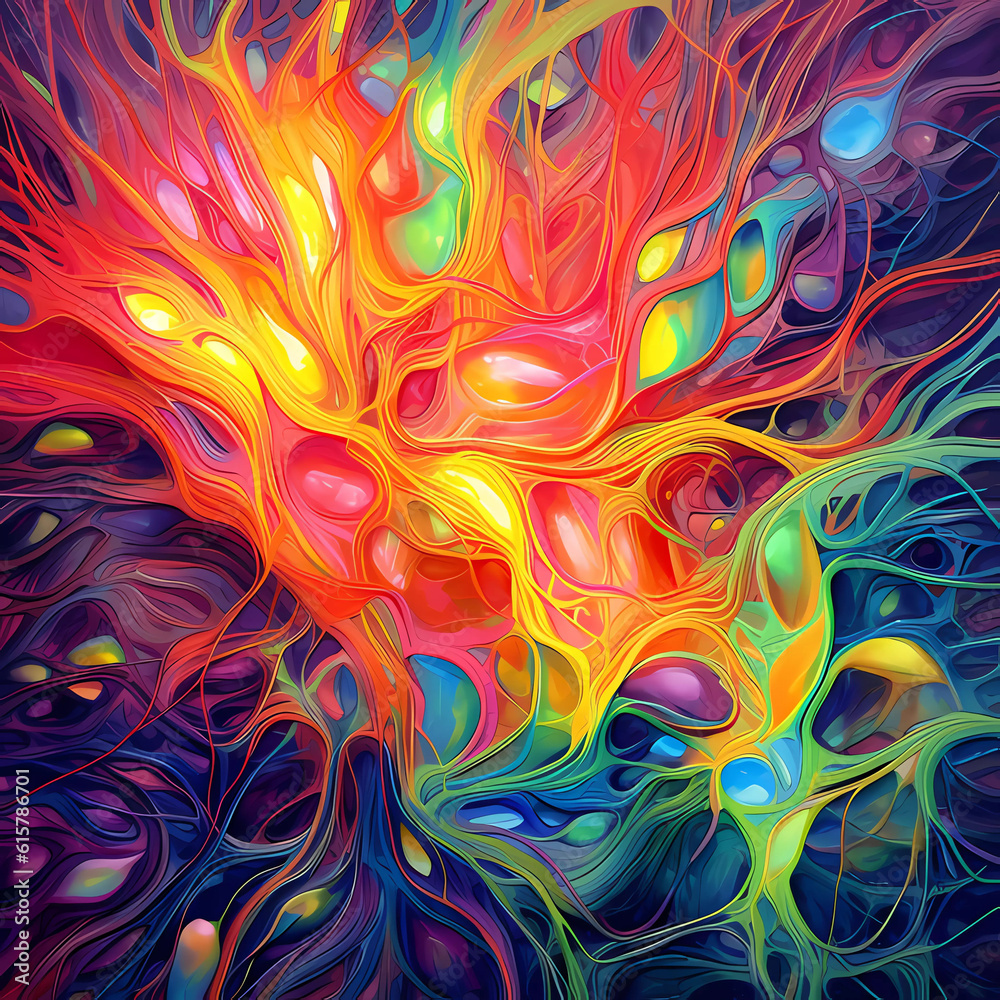 Colorful Vibrant Abstract Background