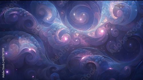 Cosmic DNA background wallpaper