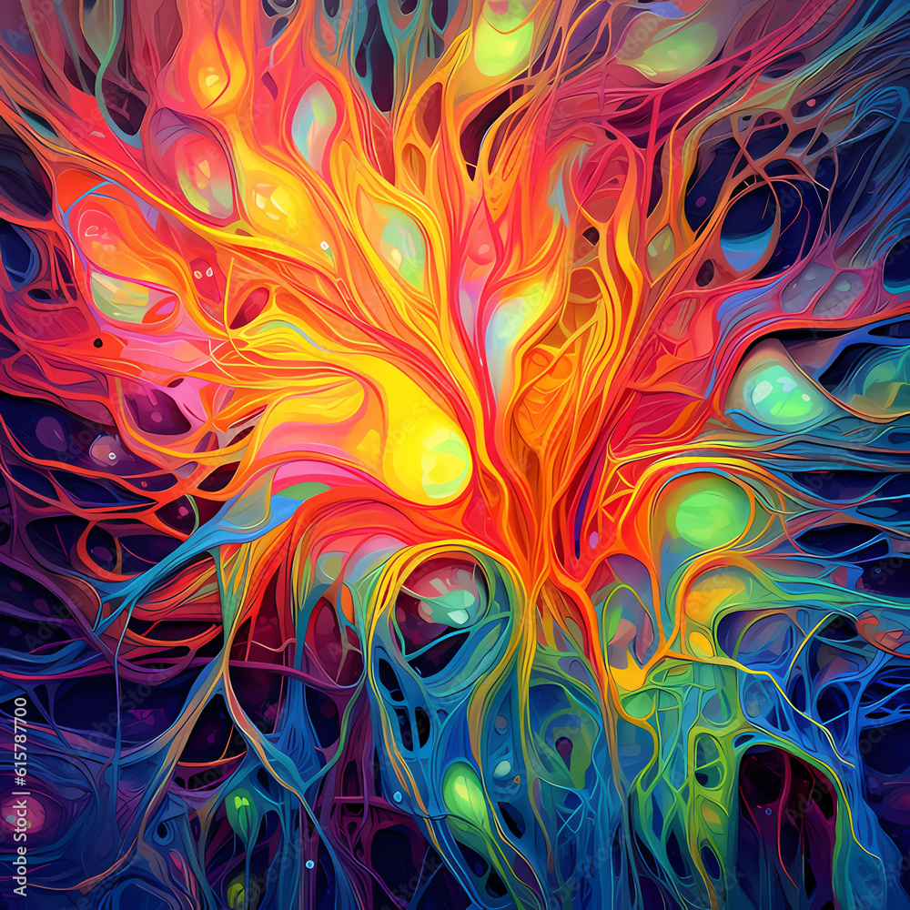 Colorful Vibrant Abstract Background