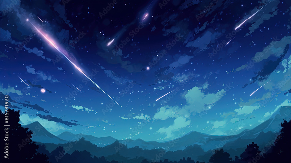A night sky full of stars