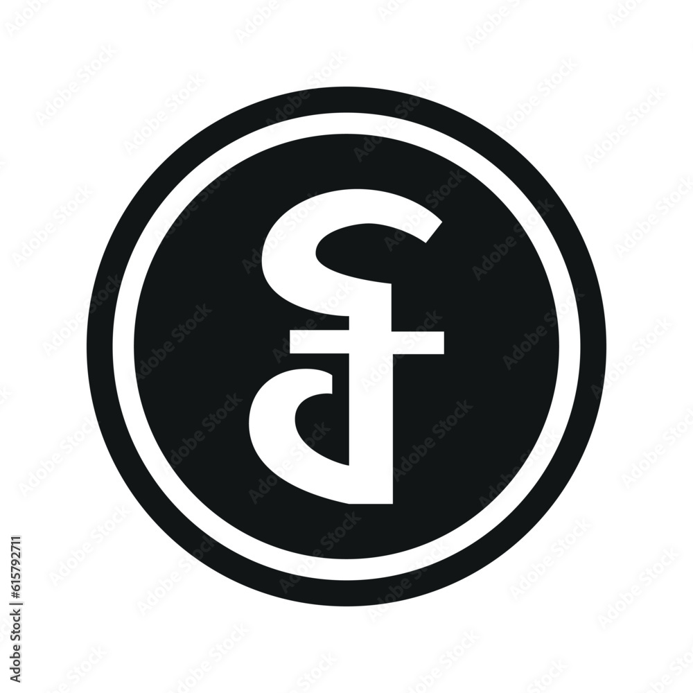 Cambodian riel coin symbol. black and white Flat currency icon. currency of The Cambodia. Vector illustration. Cambodian riel coin symbol. black and white Flat currency icon. currency of The Cambodia. Vector illustration.