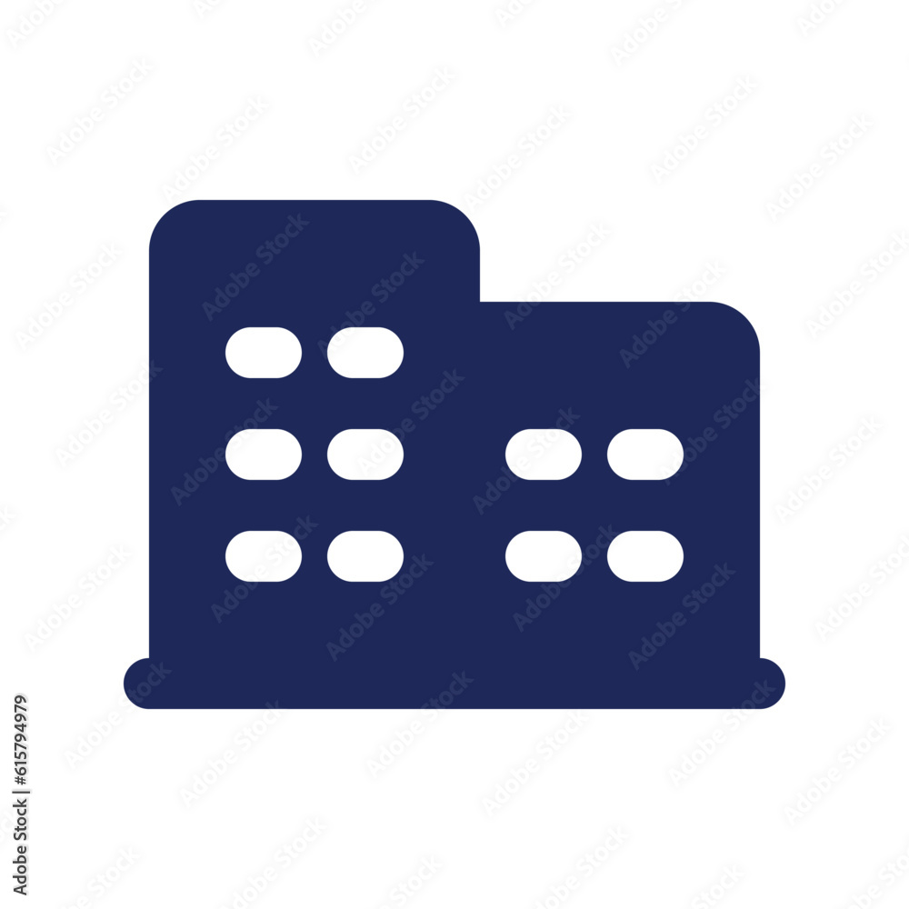 Hotel black glyph ui icon. Providing accommodation. Paid service. User interface design. Silhouette symbol on white space. Solid pictogram for web, mobile. Isolated vector illustration Hotel black glyph ui icon. Providing accommodation. Paid service. User interface design. Silhouette symbol on white space. Solid pictogram for web, mobile. Isolated vector illustration