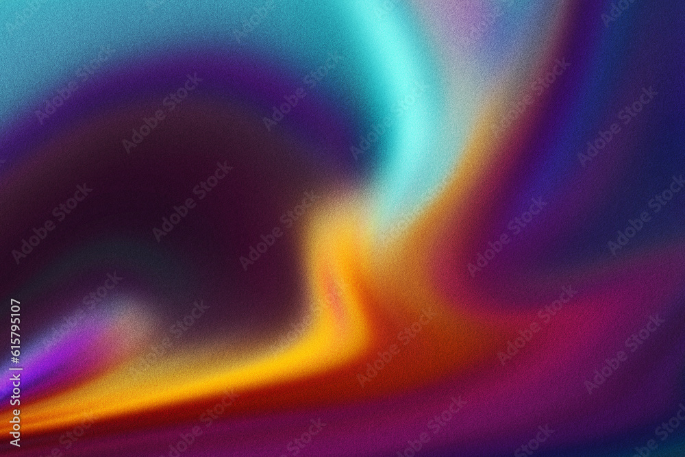 Digital noise gradient. Yellow, dark blue and sky blue color background with gradient and grain effect Digital noise gradient. Yellow, dark blue and sky blue color background with gradient and grain effect