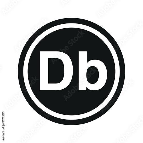 dobra currency coin symbol. black and white Flat currency icon. currency of The São Tomé and Príncipe. Vector illustration.