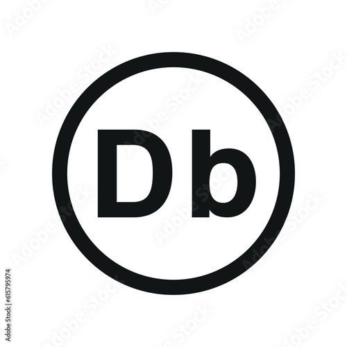 dobra currency coin symbol. black and white Flat currency icon. currency of The São Tomé and Príncipe. Vector illustration.