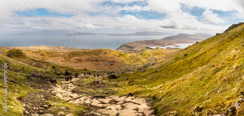 Old Man of Storr panorama view  Scotland  Isle of Skye
