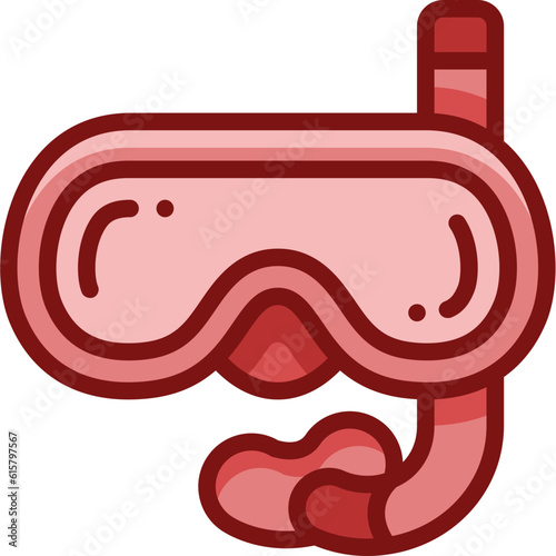 snorkel two tone icon