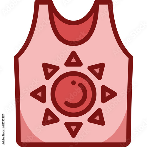 tank top two tone icon