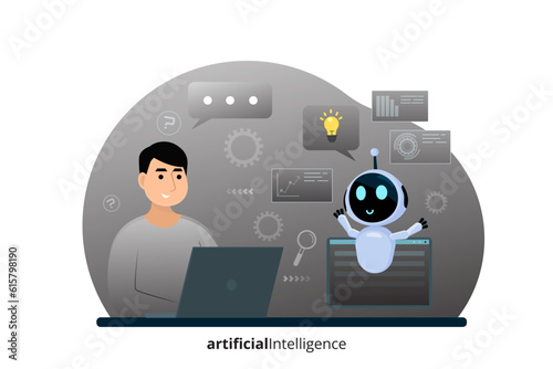 Data analysis or analytics solutions, isometric Free Vector