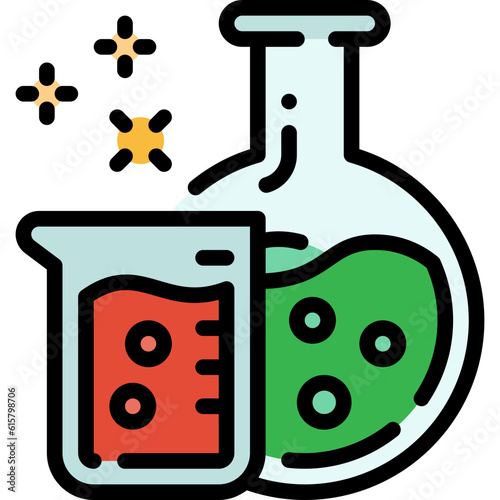 chemistry filled outline icon