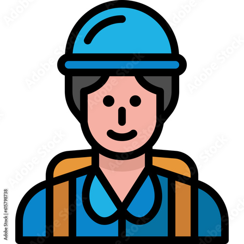 schoolboy filled outline icon