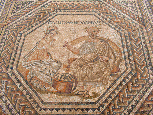 Mosaic of Vichten in Luxembourg, 