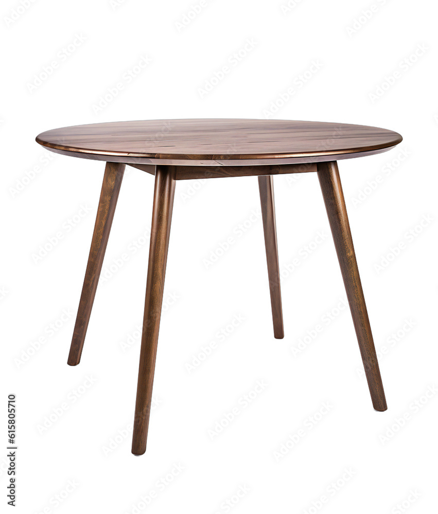 Beautiful Coffee Table on a Transparent Background. Generative AI