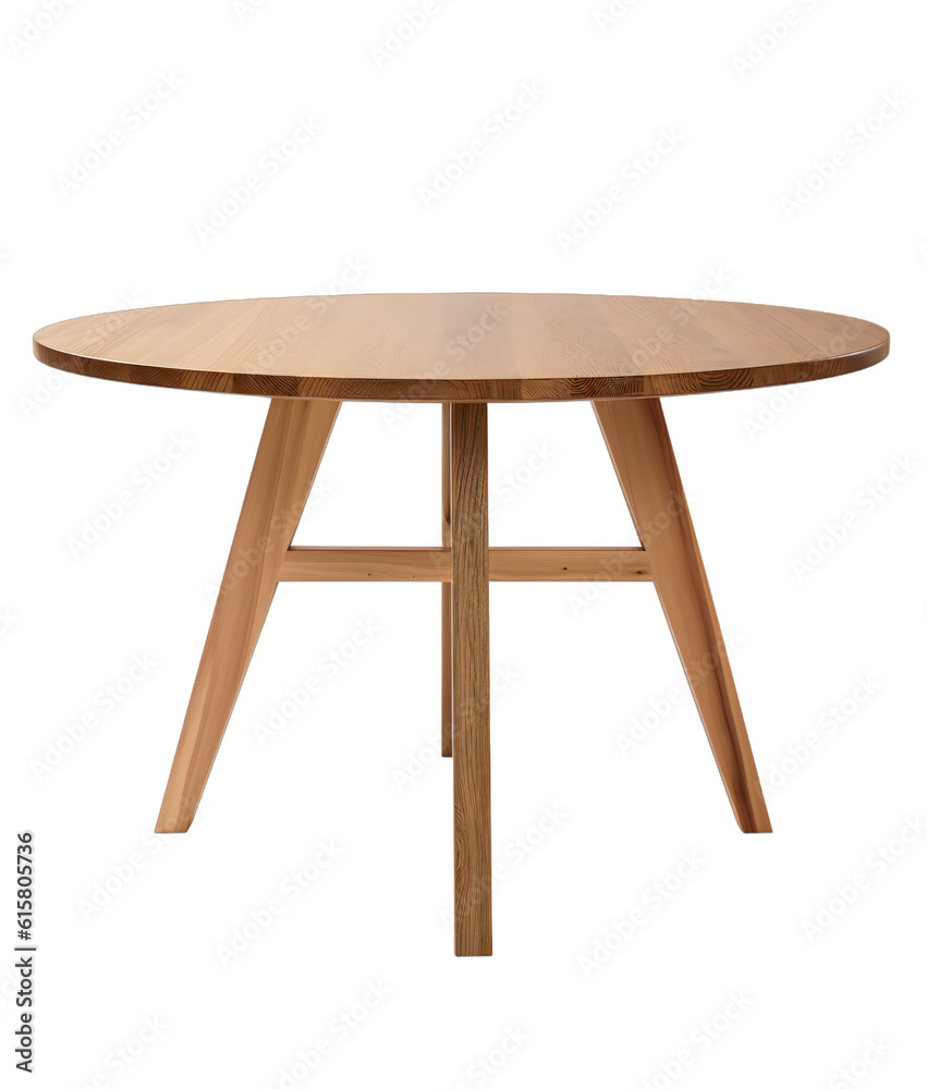 Beautiful Coffee Table on a Transparent Background. Generative AI Beautiful Coffee Table on a Transparent Background. Generative AI