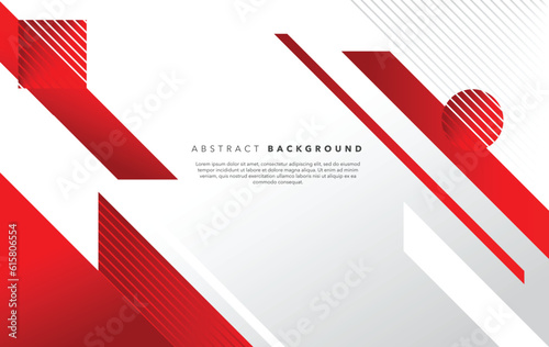 red white modern abstract background design