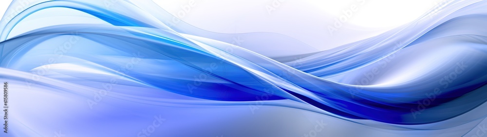 Naklejka premium Abstract light blue and purple dynamic wavy background