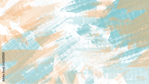 Abstract blue watercolor background.Hand painted watercolor. vector