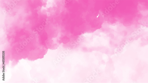 Abstract pink watercolor background.Hand painted watercolor. vector