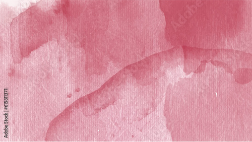 Abstract pink watercolor background.Hand painted watercolor. vector
