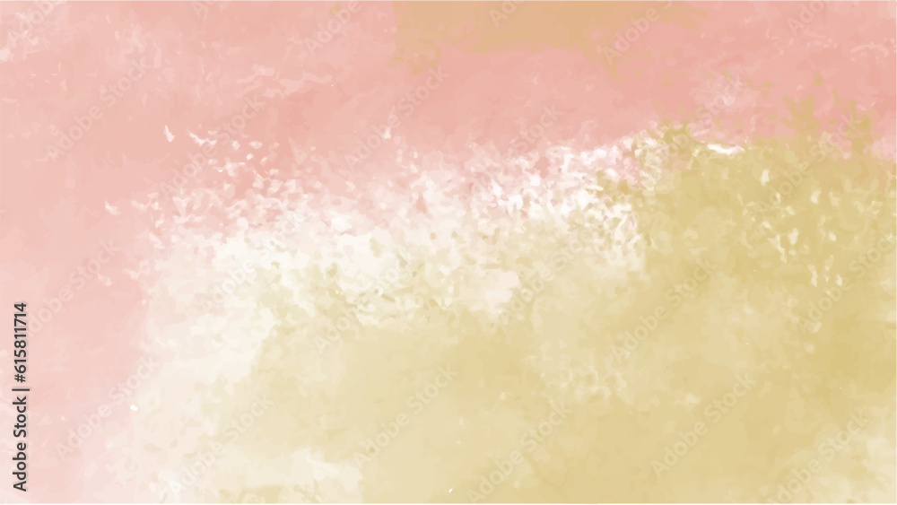 Fototapeta premium Abstract earth tone watercolor background.Hand painted watercolor. vector
