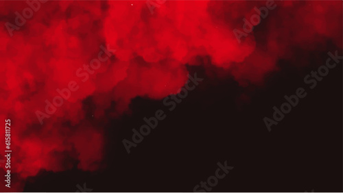Abstract black and red watercolor background.Hand painted watercolor. vector
