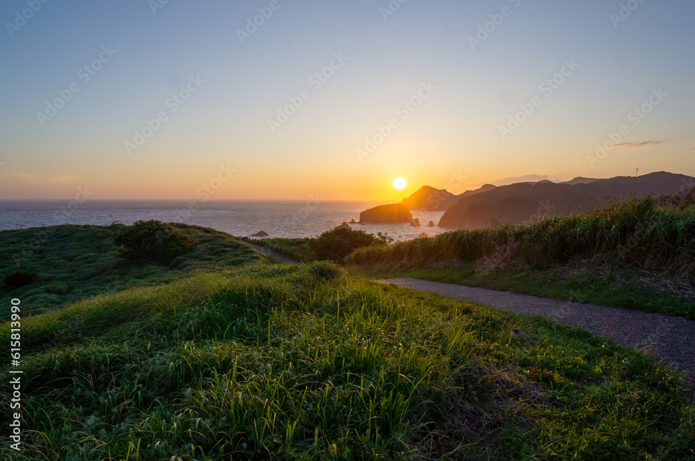 南伊豆の夕陽 ゆうすげ公園 南伊豆の夕陽 ゆうすげ公園