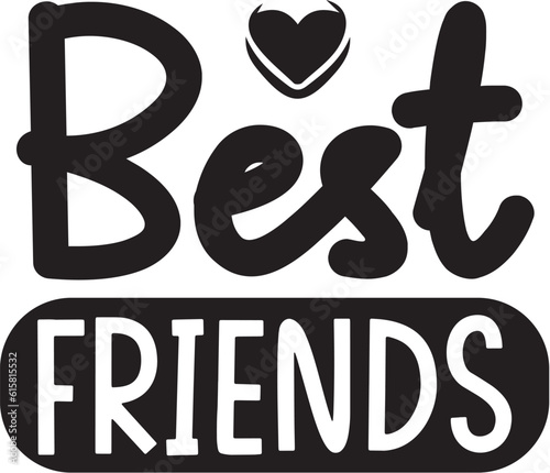 best friends svg